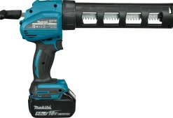 Makita DCG180RMEX 18V Li-Ion Accu lijm- en kitspuit set (2x 4.0Ah accu) incl. kokerhouder- en worsthouder in koffer