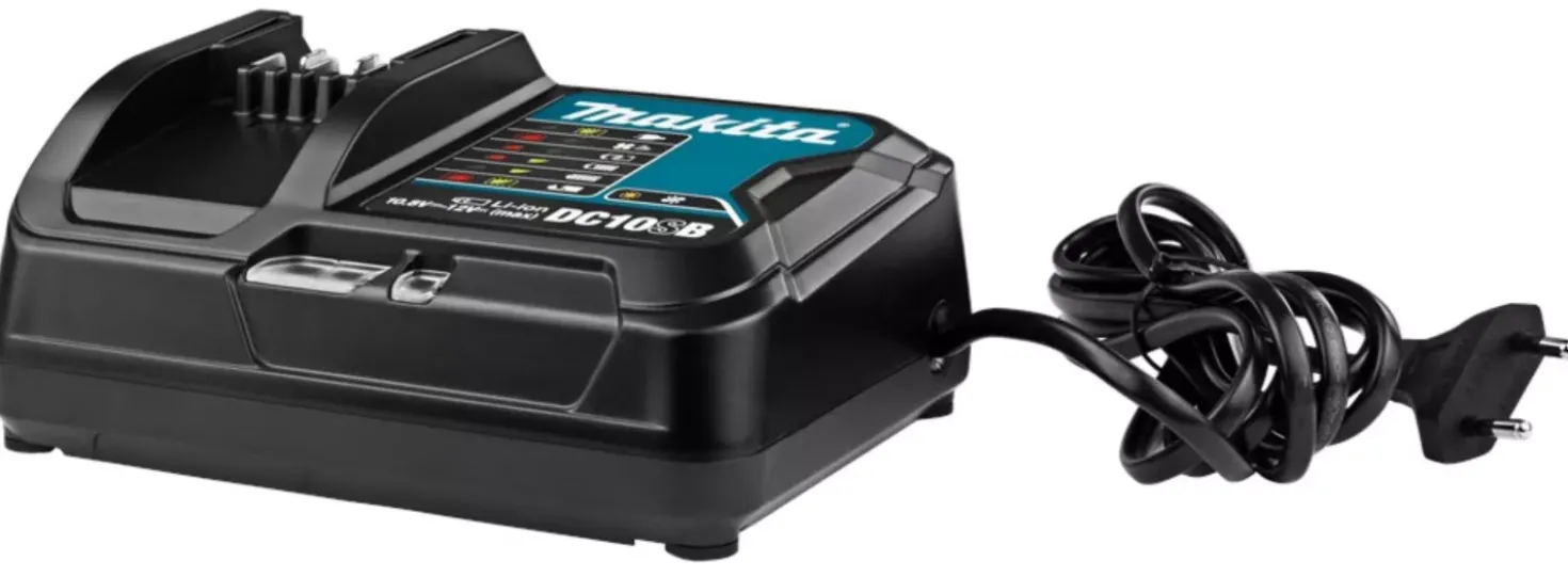Makita DC10SB 10.8V - 12V Li-Ion Schuifaccu oplader