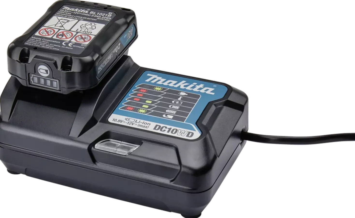 Makita DC10WD 10.8/12V Li-Ion lader