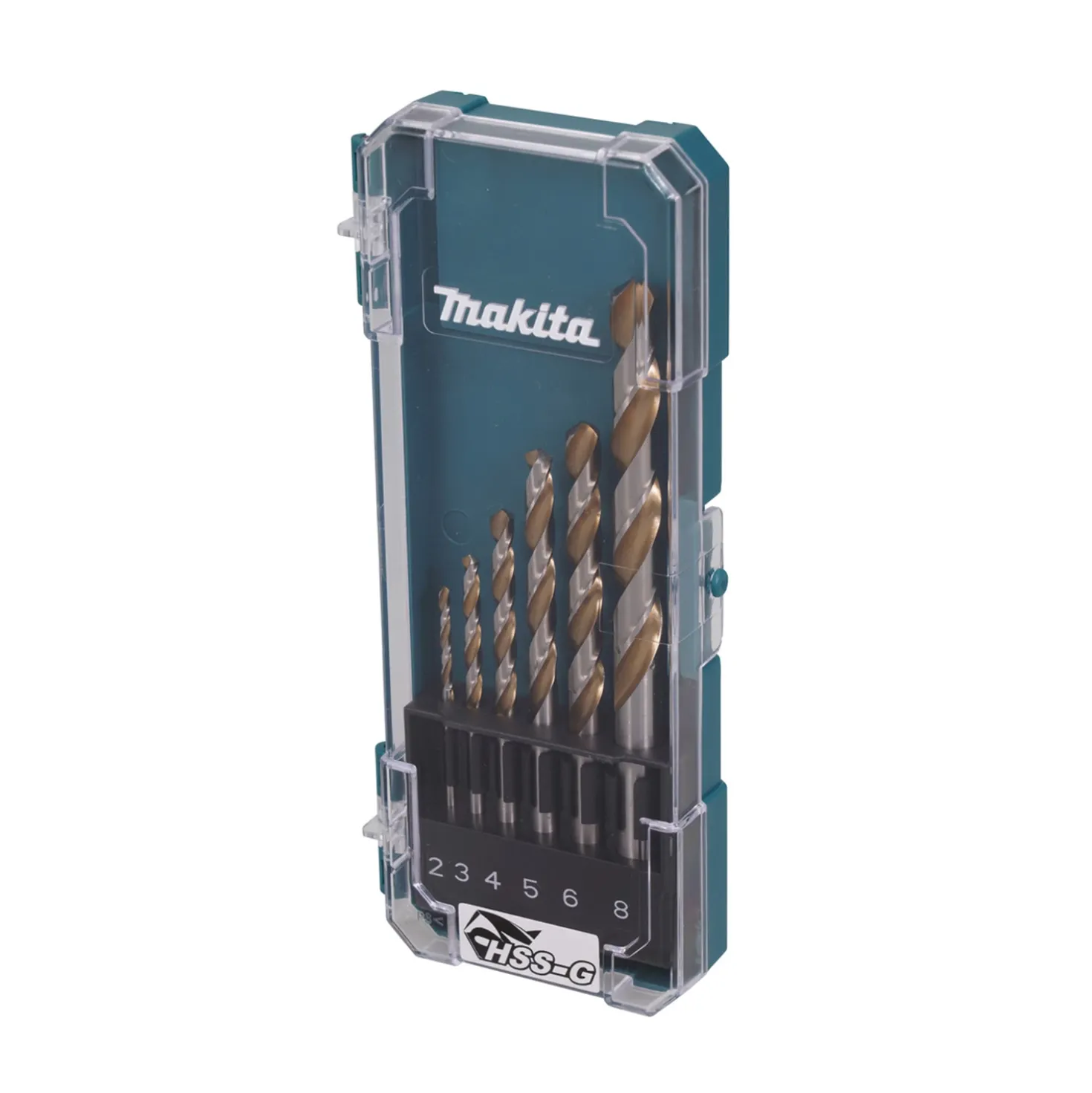 Makita D-77241 6-delige HSS metaalborenset - 2-8 mm