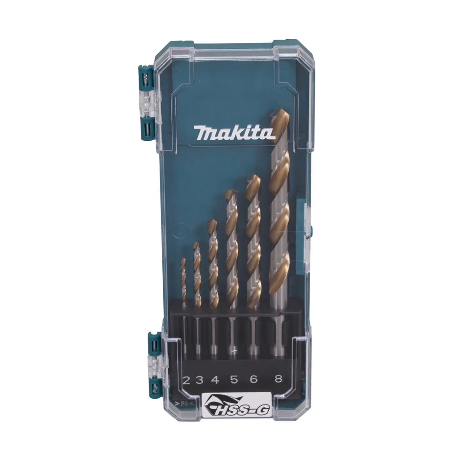 Makita D-77241 6-delige HSS metaalborenset - 2-8 mm