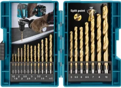 Makita D-67527 19-delige Metaalborenset in cassette - 1.5-10mm