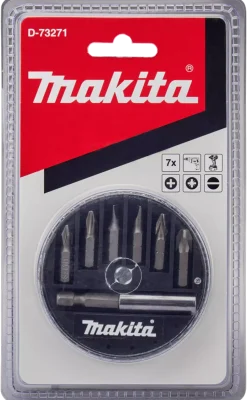Makita D-73271 7-delige Schroefbitset