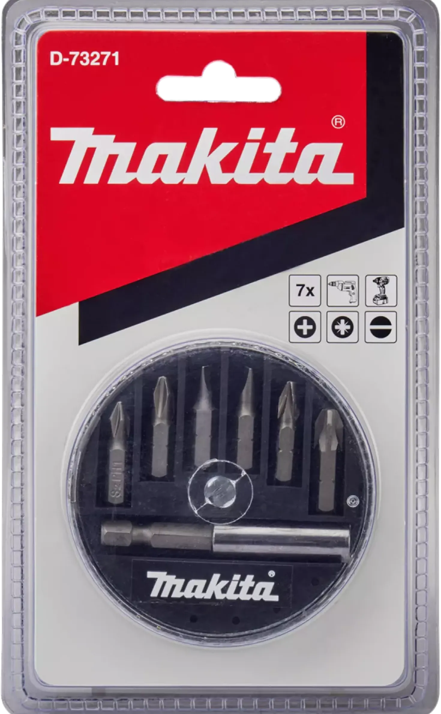 Makita D-73271 7-delige Schroefbitset