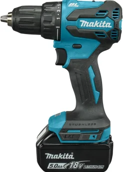 Makita DDF490RTJ 18V Li-ion accu boor-/schroefmachine set (2x 5.0Ah) in Mbox