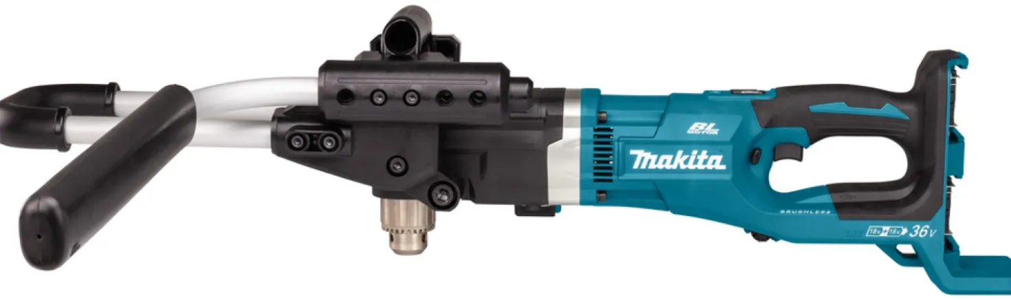 Makita DDG460ZX7 2x18V Li-Ion accu grondboor body incl. adapters - 13mm - koolborstelloos