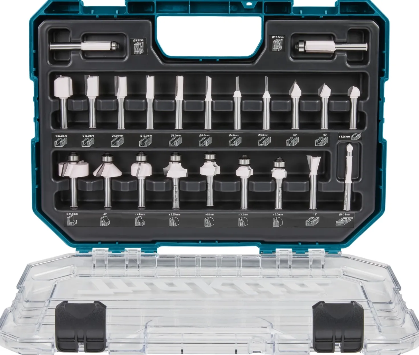Makita D-74778 Frezenset S8 - 22-delig