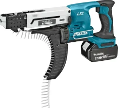 Makita DFR550RMJ 18V Li-Ion accu schroefautomaat / bandschroefmachine set (2x 4.0Ah accu) in Mbox - 25-55mm
