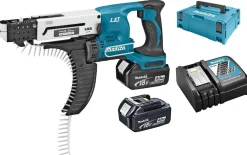 Makita DFR550RMJ 18V Li-Ion accu schroefautomaat / bandschroefmachine set (2x 4.0Ah accu) in Mbox - 25-55mm