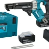 Makita DFR551RTJ 18V Li-Ion accu schroefautomaat set (2x 5,0Ah) in Mbox - 25-55mm