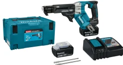 Makita DFR452RTJ 18V Li-Ion accu schroefautomaat set (2x 5,0Ah) in Mbox - 20-41mm