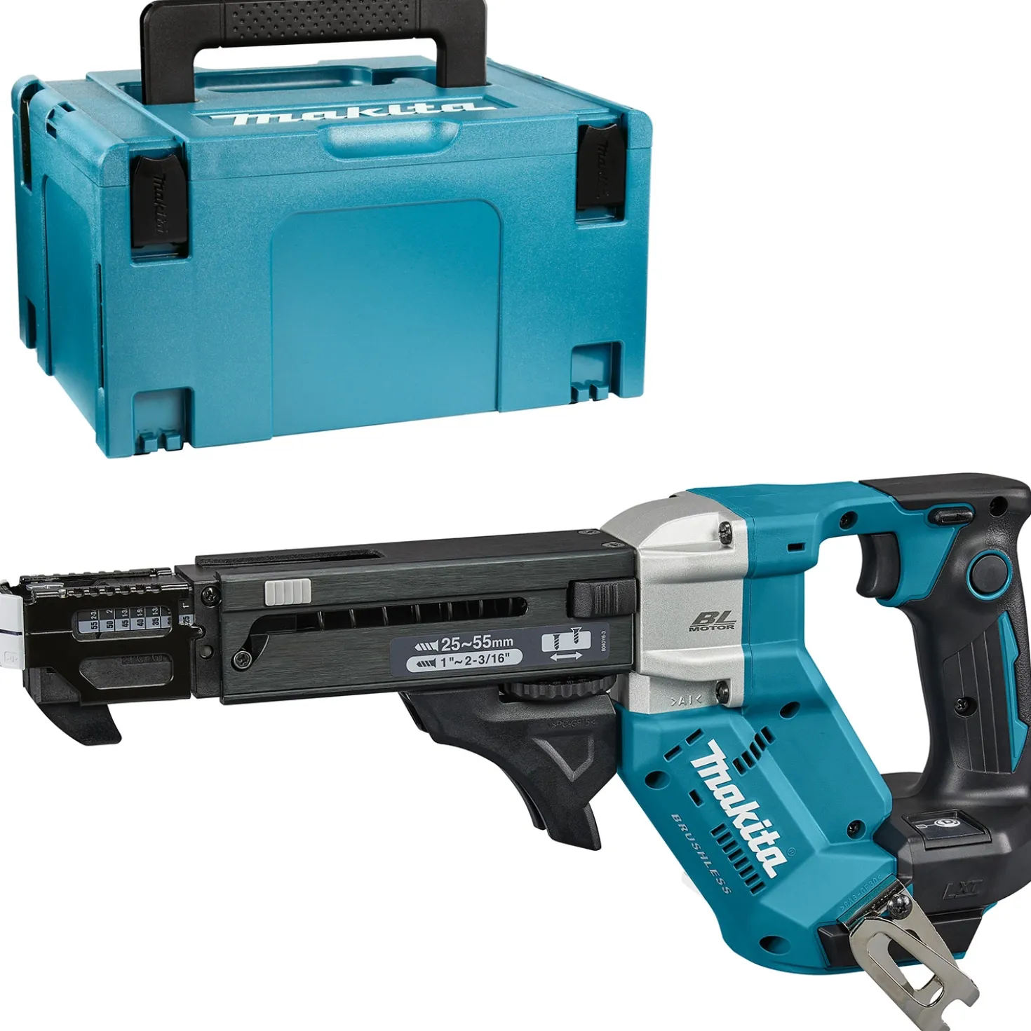 Makita DFR551ZJ 18V Li-Ion accu schroefautomaat body in Mbox - 25-55mm