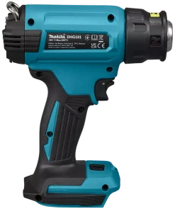 Makita DHG181ZK 18V Li-ion Accu Heteluchtpistool body in kunststof koffer met diverse opzetstukken