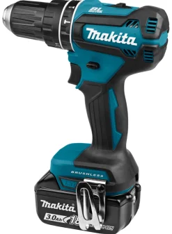 Makita DHP485RFJ 18V Li-Ion accu klopboor- /schroefmachine set (2x 3.0Ah accu) in Mbox - koolborstelloos