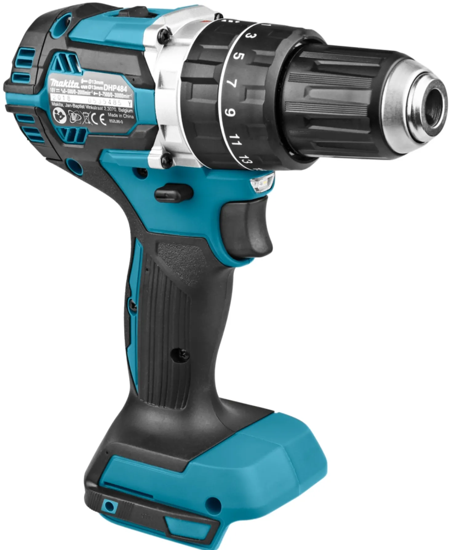 Makita DHP484ZJ 18V Li-Ion accu klopboor- /schroefmachine body in Mbox - koolborstelloos