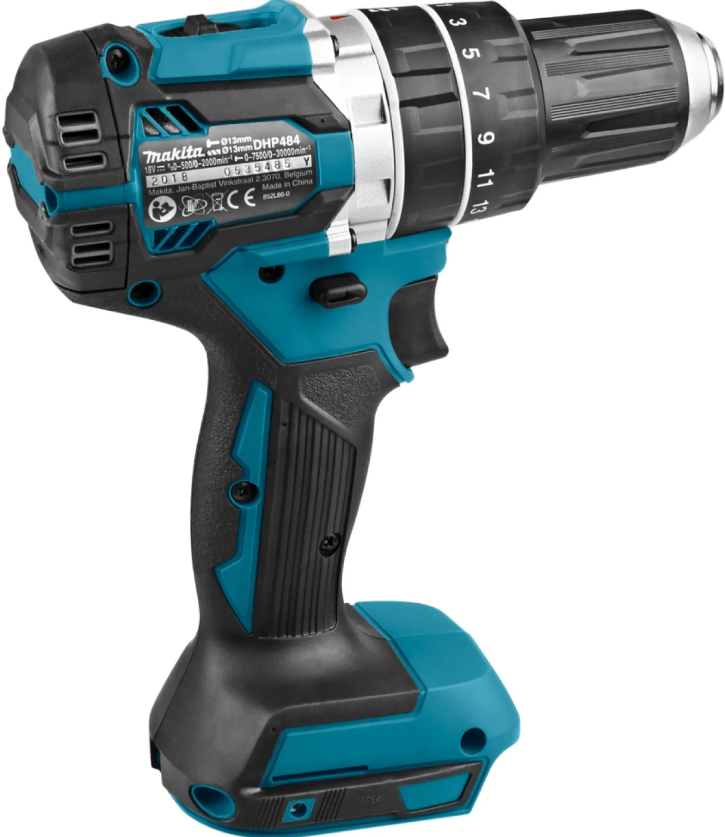 Makita DHP484ZJ 18V Li-Ion accu klopboor- /schroefmachine body in Mbox - koolborstelloos