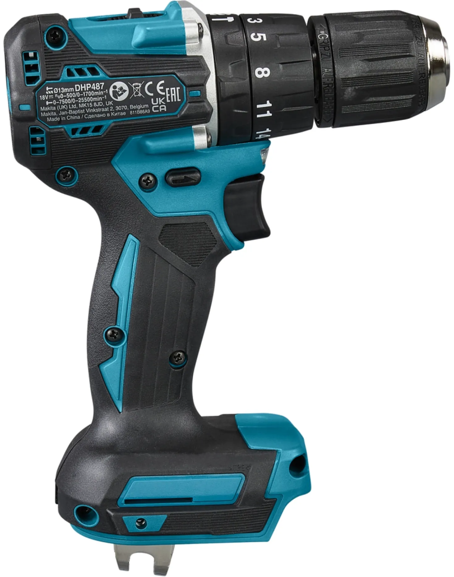 Makita DHP487ZJ 18V Li-ion Accu Klopboor-/schroefmachine body in Mbox