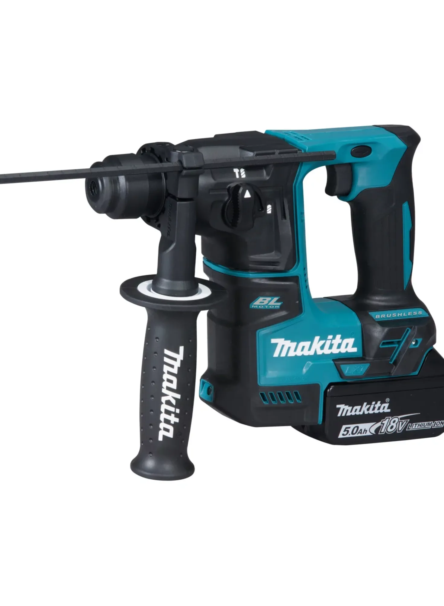 Makita DHR171RTJ 18V Li-Ion accu SDS-plus boorhamer set (2x 5,0Ah accu) in Mbox - 1,2J