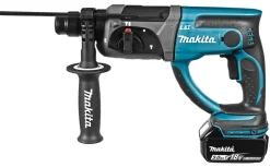 Makita DHR202RTJ 18V Li-Ion Accu SDS-plus combihamer set (2x 5.0Ah accu) in Mbox - 2J