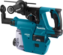 Makita DHR242ZJW LXT 18V Li-Ion SDS-Plus accu combihamer body met stofafzuiging in Mbox - 2J - koolborstelloos