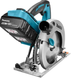 Makita DHS710PT2J 36V (2x 18V) Li-Ion Accu cirkelzaag set incl. duolader (2x 5.0Ah accu) in Mbox - 190mm