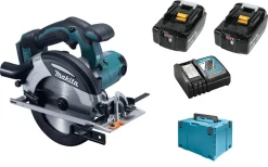 Makita DHS630RMJ 18V Li-Ion Accu cirkelzaag set (2x 4.0Ah accu) in Mbox - 165mm