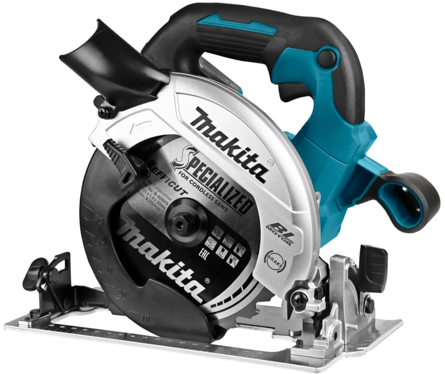 Makita DHS661ZJU 18V Li-Ion accu cirkelzaag body in Mbox - 165mm - koolborstelloos