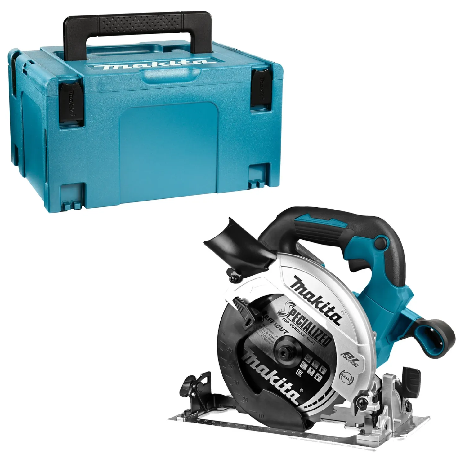 Makita DHS661ZJU 18V Li-Ion accu cirkelzaag body in Mbox - 165mm - koolborstelloos