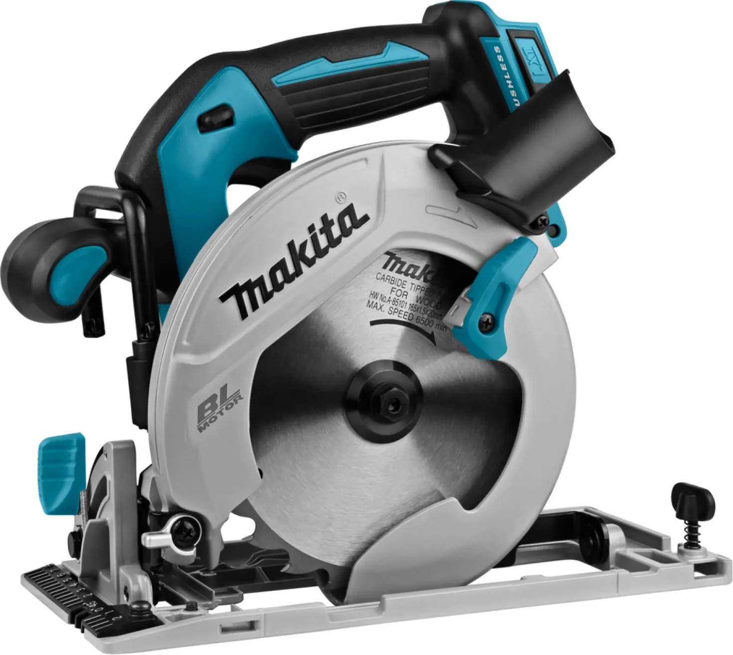 Makita DHS680ZJ 18V Li-Ion Accu cirkelzaag body in Mbox - 165mm - linkshandig - koolborstelloos