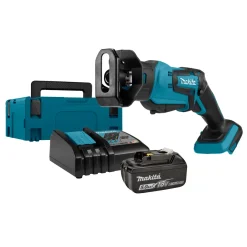 Makita DJR183RT1J 18V Li-Ion accu reciprozaag set (1x 5.0Ah accu) in Mbox - snelwissel