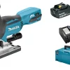 Makita DJV181RFJ 18V Li-Ion Accu decoupeerzaag set (2x 3.0Ah accu) in Mbox - T-greep - variabel - koolborstelloos