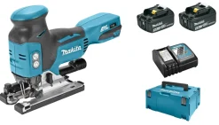 Makita DJV181RFJ 18V Li-Ion Accu decoupeerzaag set (2x 3.0Ah accu) in Mbox - T-greep - variabel - koolborstelloos