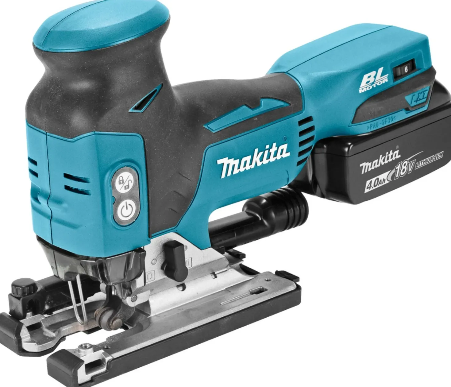 Makita DJV181RFJ 18V Li-Ion Accu decoupeerzaag set (2x 3.0Ah accu) in Mbox - T-greep - variabel - koolborstelloos
