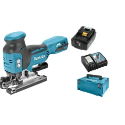 Makita DJV181RM1J 18V Li-Ion Accu decoupeerzaag set (1x 4.0Ah accu) in Mbox - T-greep - variabel - koolborstelloos