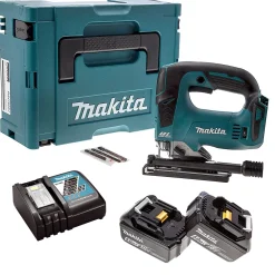Makita DJV182RTJ 18V Li-Ion Accu decoupeerzaag set (2x 5.0Ah accu) in Mbox - D-greep - variabel - koolborstelloos