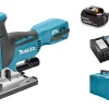 Makita DJV181RT1J 18V Li-Ion Accu decoupeerzaag set (2x 5.0Ah accu) in Mbox - T-greep - variabel - koolborstelloos