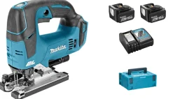 Makita DJV142RTJ 14.4V Li-Ion Accu decoupeerzaag set (2x 5.0Ah accu) in Mbox - D-greep - variabel - koolborstelloos