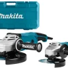 Makita DK0054X1 Haakse slijper combiset (GA9020R / 9558NB) + 2 diamantschijven in koffer - 2200W / 840W - 230 x 125mm