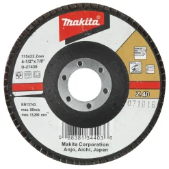 Makita D-27501 Lamellenschijf - Vlak - K80 - 22 x 125mm