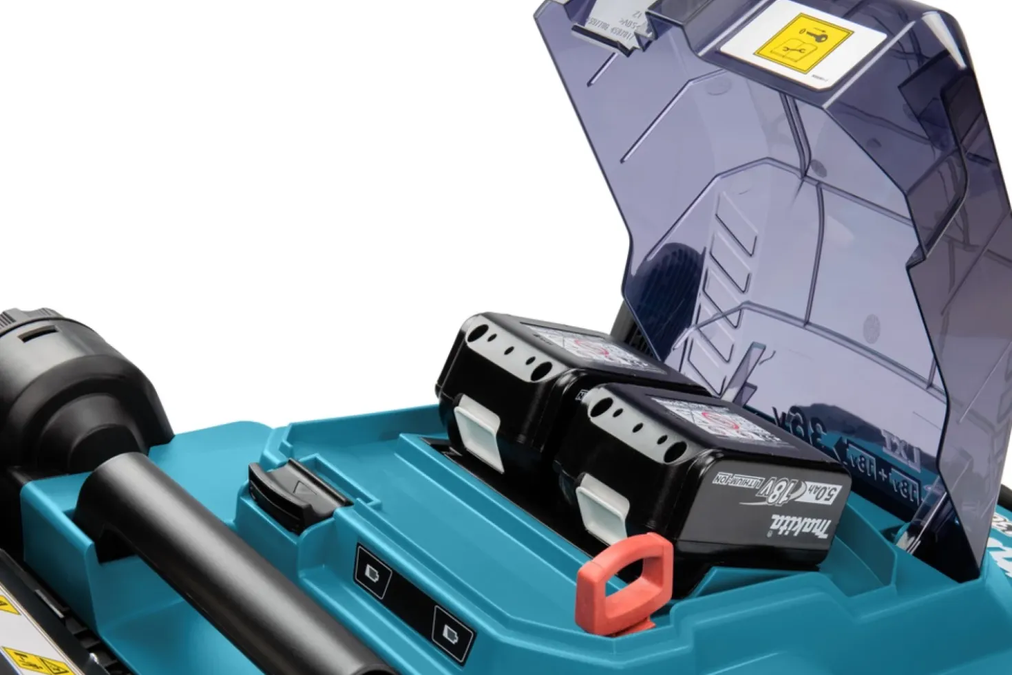Makita DLM432CT2 36V (2x 18V) Li-Ion accu grasmaaier set (2x 5.0Ah accu) - 43cm