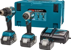 Makita DLX2180TJ1 18V Li-Ion accu klop-/schroefmachine (DHP484) & slagschroevendraaier (DTD153) combiset (3x 5,0Ah accu) in Mbox - koolborstelloos