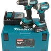 Makita DLX2189TJ 18V Li-Ion accu schroef/boormachine (DDF484) & slagschroevendraaier (DTD153) combiset (2x 5,0Ah accu) in Mbox - Koolborstelloos