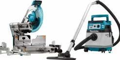 Makita DLX2380UX1 2x18V Li-Ion accu combiset voor afkorten en stofzuigen - 305mm - koolborstelloos
