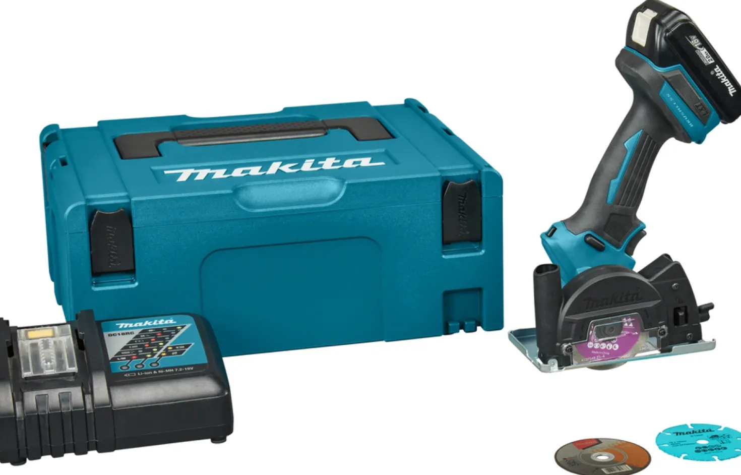 Makita DMC300RAJ LXT 18V Li-ion accu doorslijper set (2x 2.0Ah) in Mbox