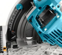 Makita DSP601ZJU2 36V (2x 18V) Li-Ion accu invalcirkelzaag body in Mbox (AWS) incl. geleiderail - 20 x 165mm - koolborstelloos