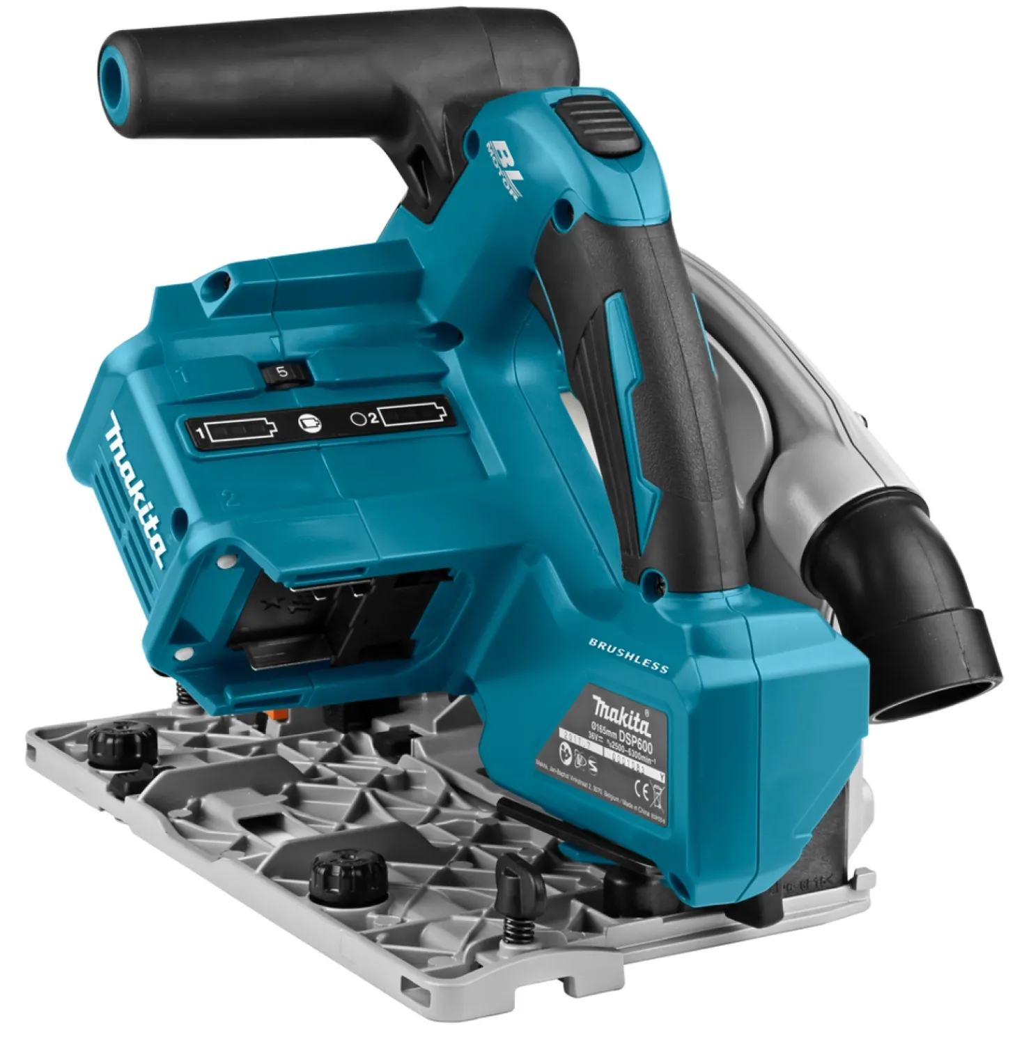 Makita DSP600ZJ 36V (2x 18V) Li-Ion accu Invalzaag body in Mbox - 165 x 20mm - koolborstelloos