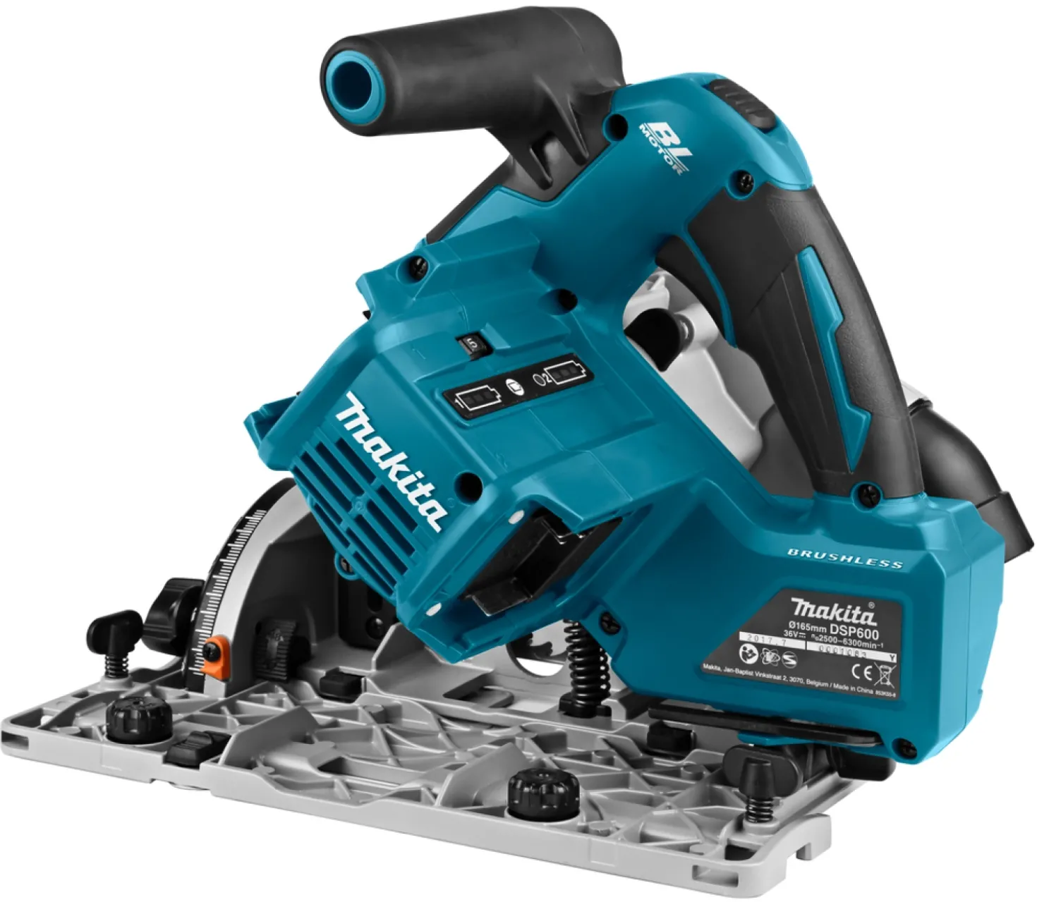 Makita DSP600ZJ 36V (2x 18V) Li-Ion accu Invalzaag body in Mbox - 165 x 20mm - koolborstelloos