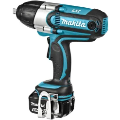 Makita DTW450RTJ 18V Li-Ion Accu slagmoersleutel set (2x 5.0Ah accu) in Mbox - 440Nm - 1/2