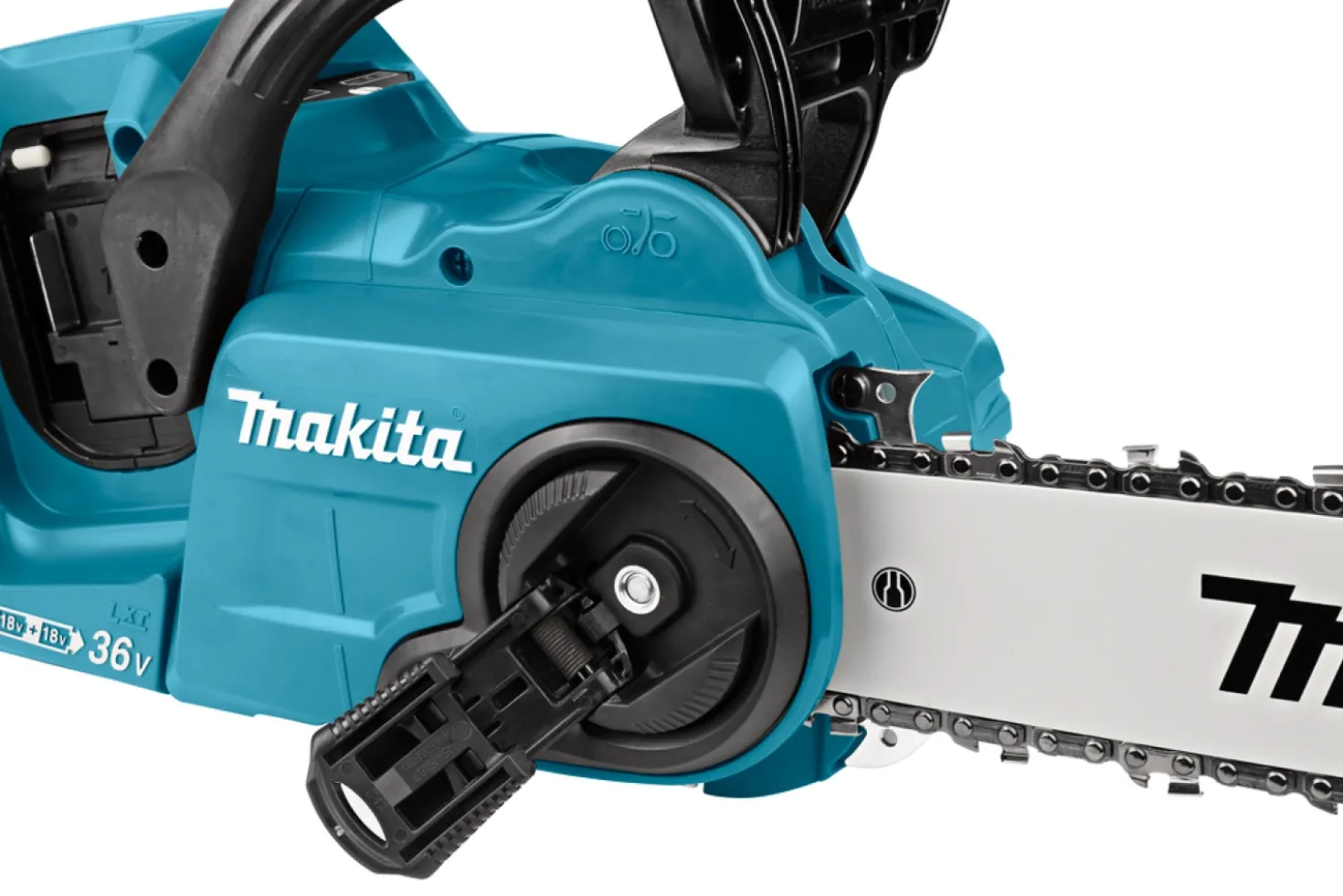 Makita DUC353PG4J LXT 2x18V Li-Ion accu kettingzaag set (4x 6.0Ah) in Mbox - 35cm