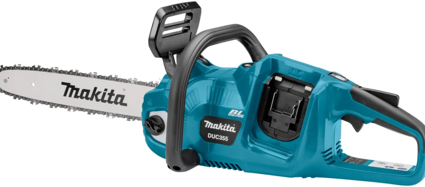 Makita DUC355PG2J LXT 2x18V Li-Ion accu kettingzaag set (2x 6.0Ah) in Mbox - 35cm